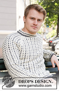 Free patterns - Męskie swetry przez głowę / DROPS 208-3
