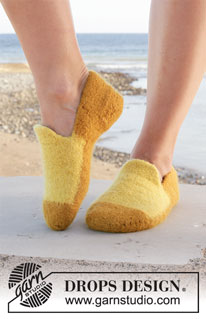 Free patterns - Children Slippers / DROPS 209-17
