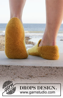 Free patterns - Felted Slippers / DROPS 209-17