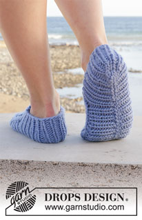 Free patterns - Women's Socks & Slippers / DROPS 209-23