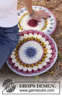 Free patterns - Felted Seat Pads / DROPS 209-4