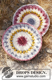 Free patterns - Seat Pads & Chair Covers / DROPS 209-4