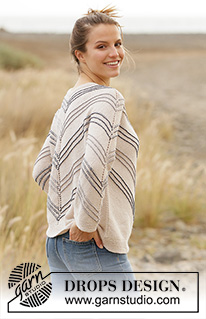 Free patterns - Striped Jumpers / DROPS 210-14