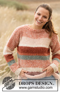 Free patterns - Striped Jumpers / DROPS 212-33