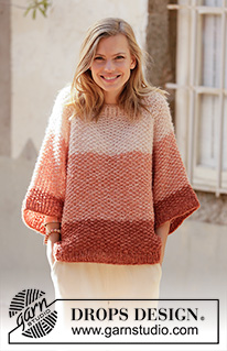 Free patterns - Striped Jumpers / DROPS 212-36