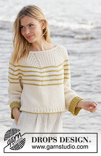 Free patterns - Striped Jumpers / DROPS 213-36