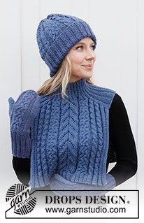Free patterns - Neck Warmers / DROPS 214-25