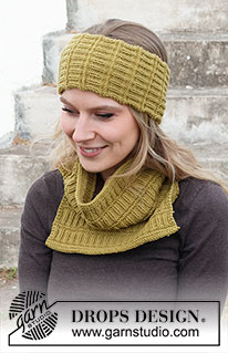 Free patterns - Neck Warmers / DROPS 214-40