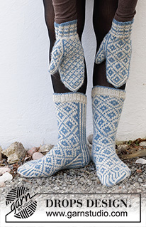 Free patterns - Nordic Gloves & Mittens / DROPS 214-54