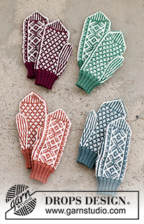 Free patterns - Nordic Gloves & Mittens / DROPS 214-66