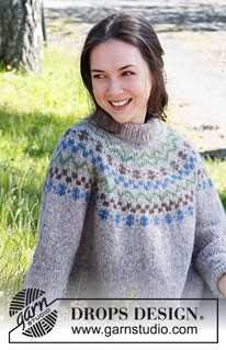 Free patterns - Damskie norweskie swetry / DROPS 215-13