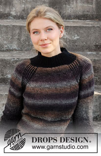 Free patterns - Striped Jumpers / DROPS 216-37