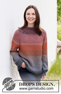 Free patterns - Striped Jumpers / DROPS 217-26