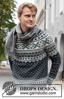 Free patterns - Męskie swetry przez głowę / DROPS 219-15