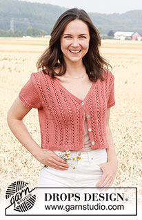 Free patterns - Open Front Tops / DROPS 220-28