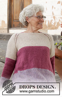 Free patterns - Striped Jumpers / DROPS 220-34