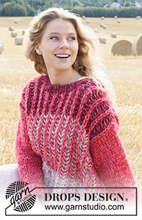 Free patterns - Striped Jumpers / DROPS 223-32