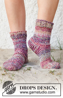 Free patterns - Children Socks & Slippers / DROPS 223-40