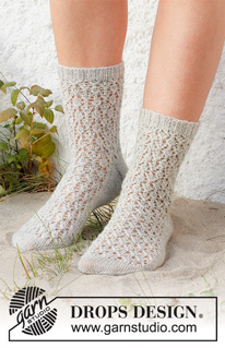 Free patterns - Women's Socks & Slippers / DROPS 223-43