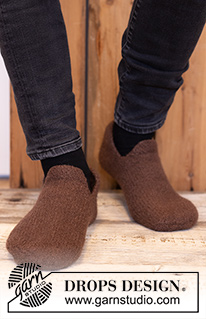 Free patterns - Men's Socks & Slippers / DROPS 224-33