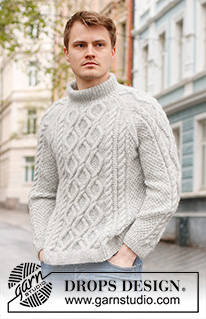 Free patterns - Men's Jumpers / DROPS 224-4