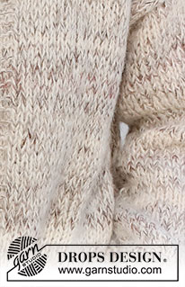 Habitat Cardigan / DROPS 227-15 - Strikket jakke i 1 tråd DROPS Fabel og 2 tråder DROPS Brushed Alpaca Silk. Arbeidet strikkes med krage. Størrelse S - XXXL.