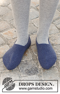 Free patterns - Children Slippers / DROPS 227-56