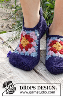 Free patterns - Fun with Crochet Squares / DROPS 229-18