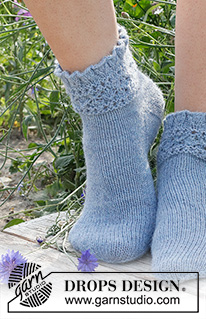 Free patterns - Women's Socks & Slippers / DROPS 229-20