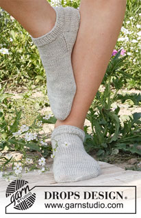 Free patterns - Women's Socks & Slippers / DROPS 229-21