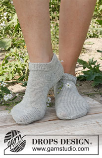 Free patterns - Women's Socks & Slippers / DROPS 229-21