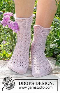 Free patterns - Women's Socks & Slippers / DROPS 229-24