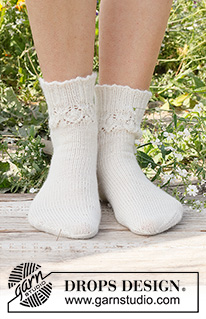Free patterns - Women's Socks & Slippers / DROPS 229-27