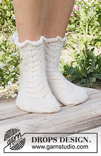 Free patterns - Women's Socks & Slippers / DROPS 229-28