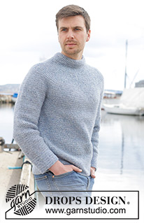 Free patterns - Men's Basic Jumpers / DROPS 233-25