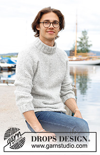 Free patterns - Men's Basic Jumpers / DROPS 233-6