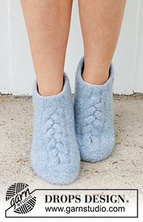 Free patterns - Women's Socks & Slippers / DROPS 234-71