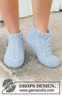 Free patterns - Felted Slippers / DROPS 234-71