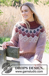 Free patterns - Damskie norweskie swetry / DROPS 235-20