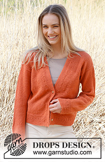 Simplicity Cardigan / DROPS 236-30 - Knitted jacket in DROPS Alpaca. Piece is knitted bottom up in stockinette stitch with V-neck and double knitted band. Size: S - XXXL