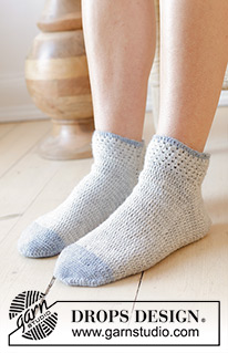 Free patterns - Women's Socks & Slippers / DROPS 238-36