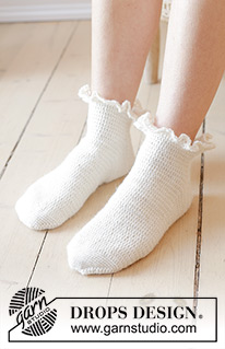 Free patterns - Women's Socks & Slippers / DROPS 238-37