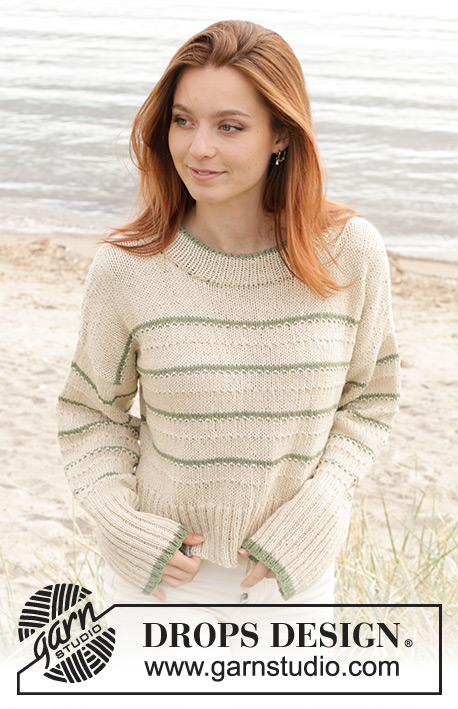 DROPS Design free patterns - Women's Striped Sweaters
