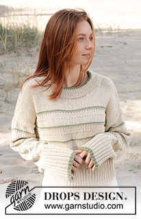 Free patterns - Striped Jumpers / DROPS 241-7
