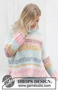 Free patterns - Swetry przez głowę w paski / DROPS 243-34
