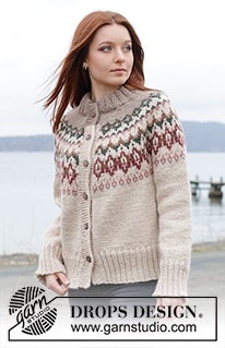 Free patterns - Norweskie rozpinane swetry / DROPS 244-10