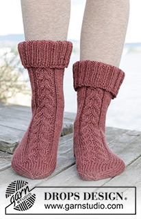 Free patterns - Chaussettes / DROPS 244-37