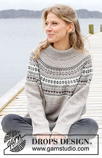 Free patterns - Damskie norweskie swetry / DROPS 245-4