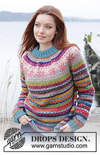 Free patterns - Damskie norweskie swetry / DROPS 245-5