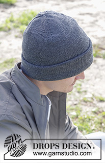 Free patterns - Men's Hats / DROPS 246-27